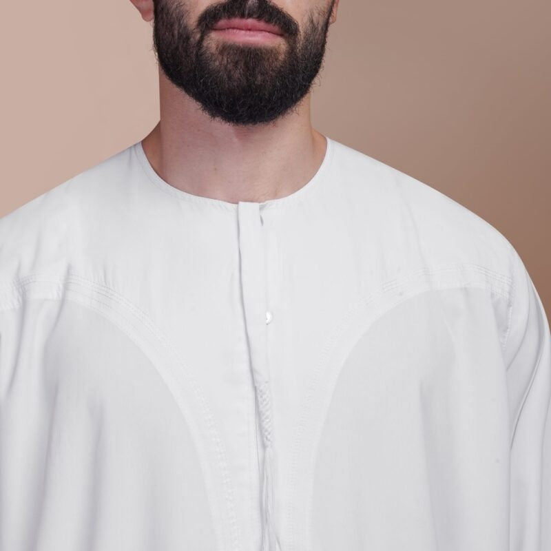 Ikaf Omani Thobe White for Men