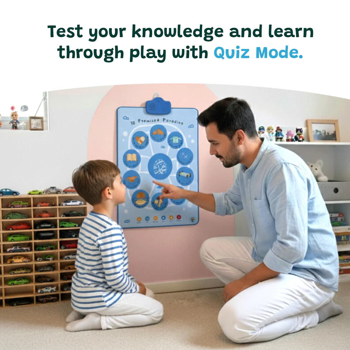 Interactive Islamic Wall Art - 10 Promised Paradise - My Salah Mat