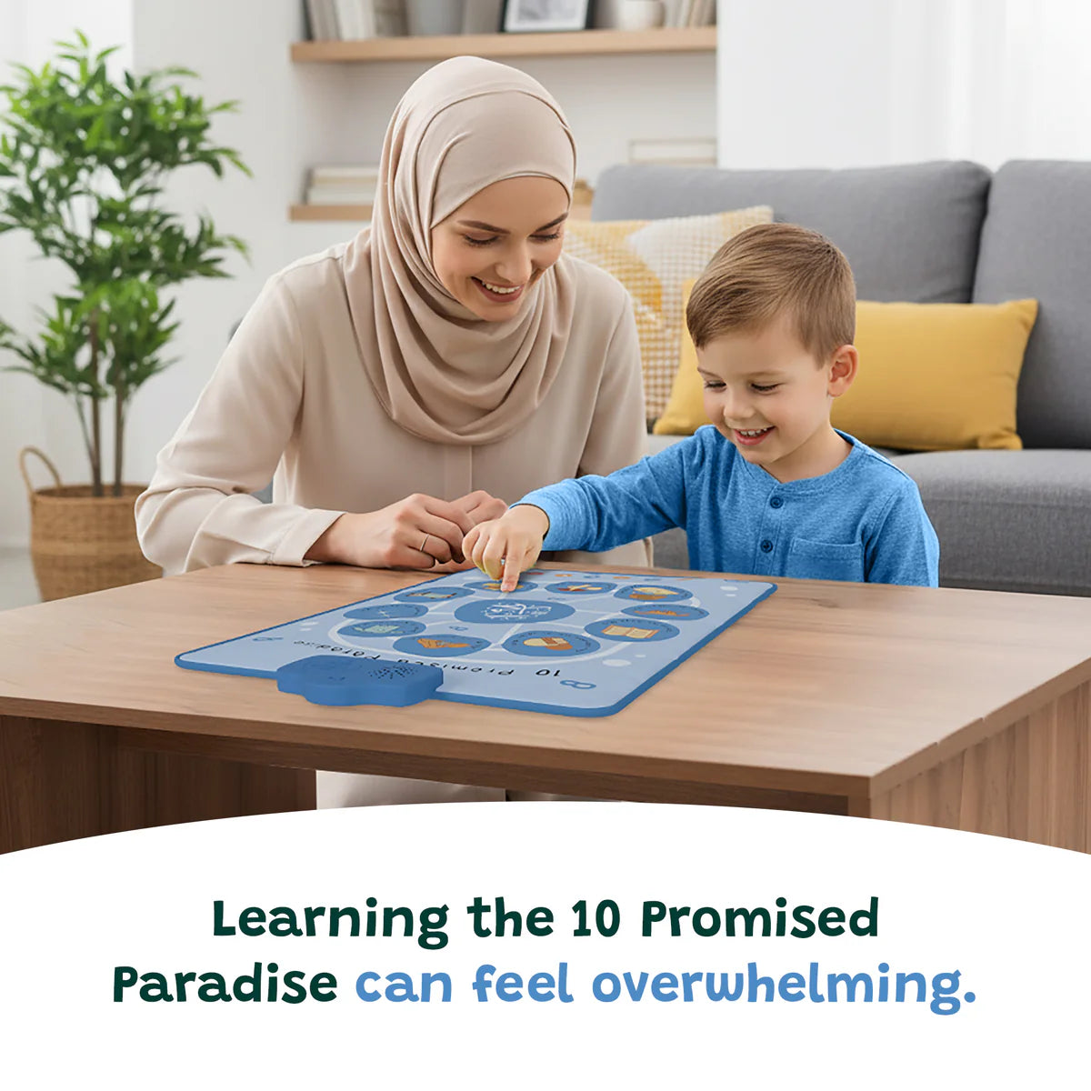 Interactive Islamic Wall Art - 10 Promised Paradise - My Salah Mat
