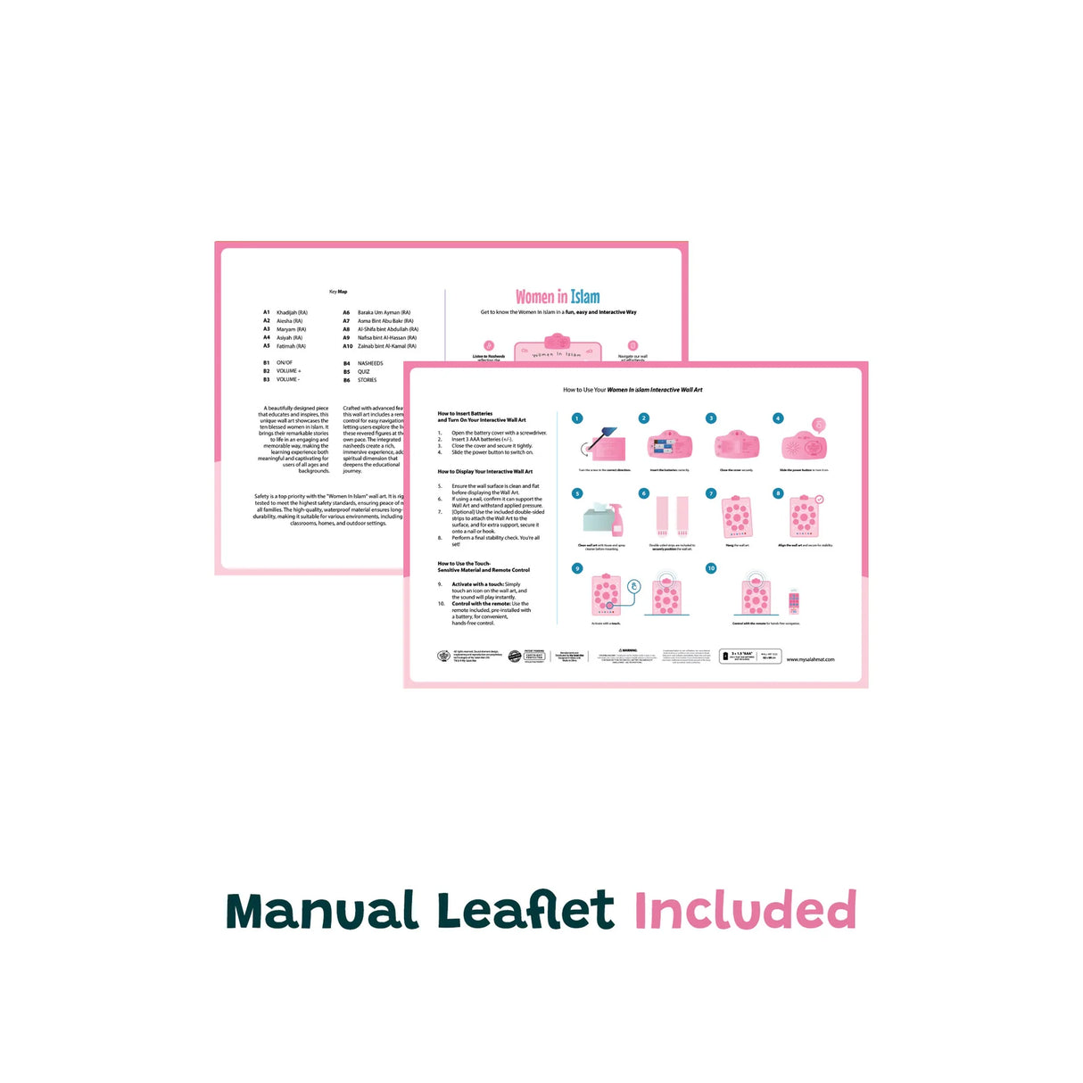 Interactive Islamic Wall Art - Women in Islam - My Salah Mat