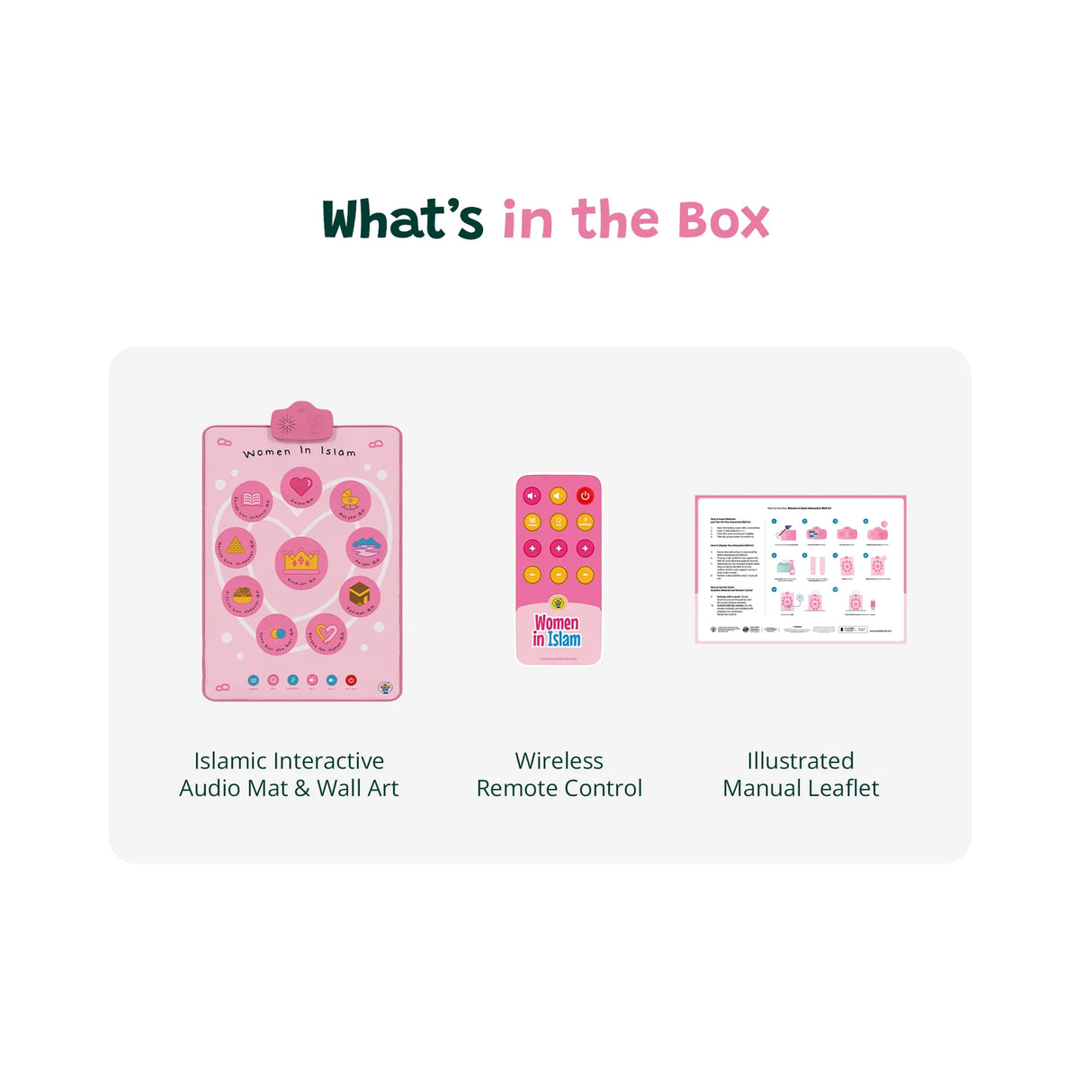 Interactive Islamic Wall Art - Women in Islam - My Salah Mat