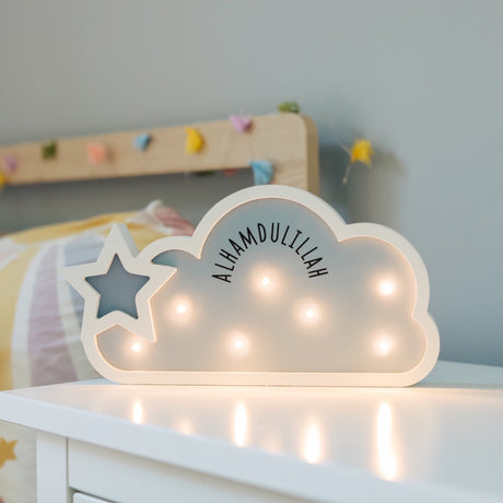 Nursery LED Light Cloud - Blue