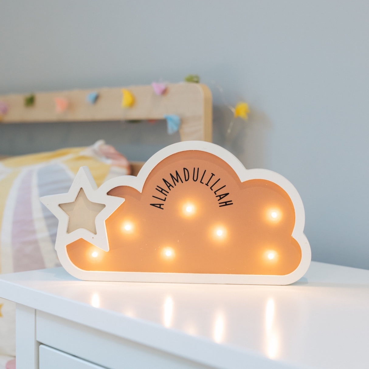 Nursery LED Light Cloud - Pink