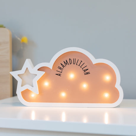 Nursery LED Light Cloud - Pink