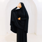 Premium Jilbab Sleeved BLACK