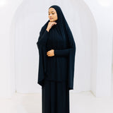 Premium Jilbab Sleeved BLACK
