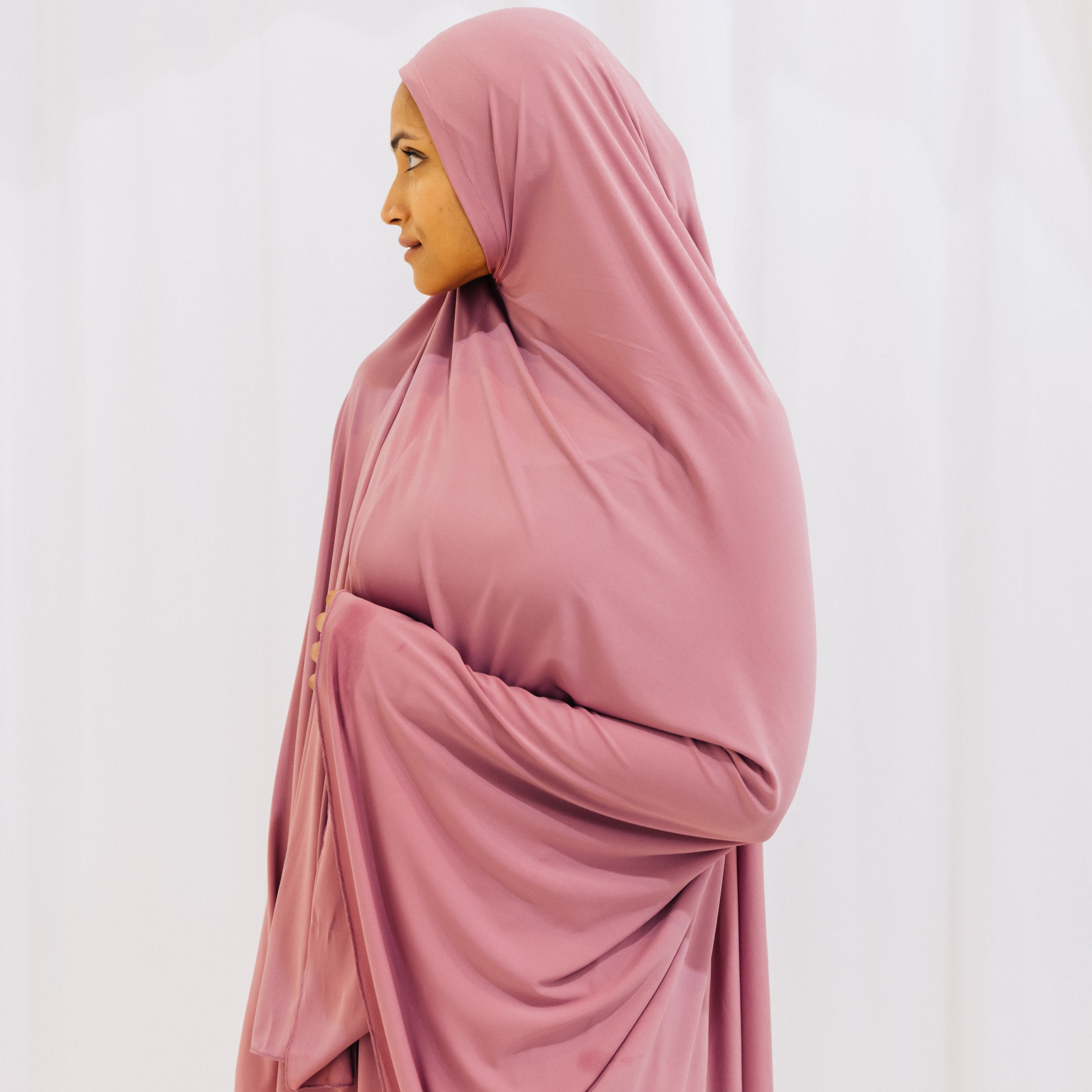 Premium Jilbab PINK – Darussalam Australia - Main Image