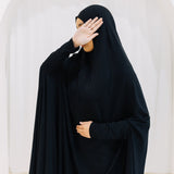 Premium XL Jilbab Sleeved BLACK