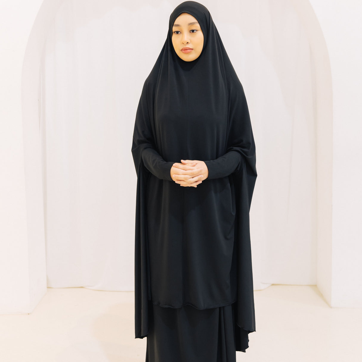 Premium XL Jilbab Sleeved BLACK