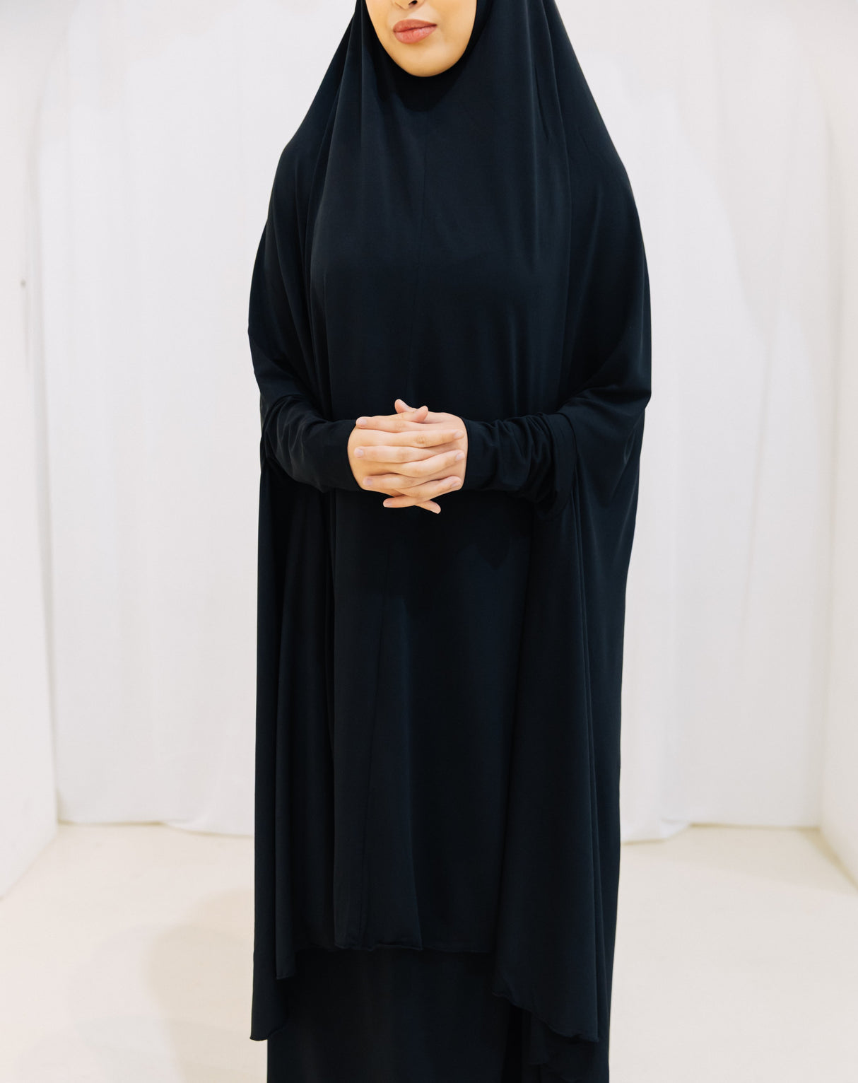 Premium XL Jilbab Sleeved BLACK