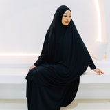 Premium XL Jilbab Sleeved BLACK