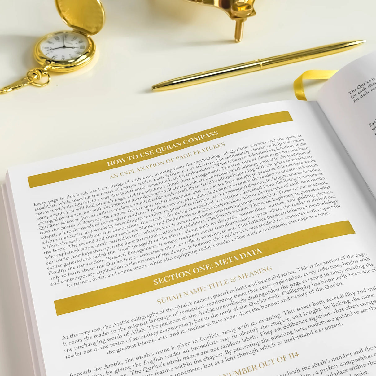 Quran Compass: Surah by Surah Study Guide and Reflection Journal (Deluxe Edition)