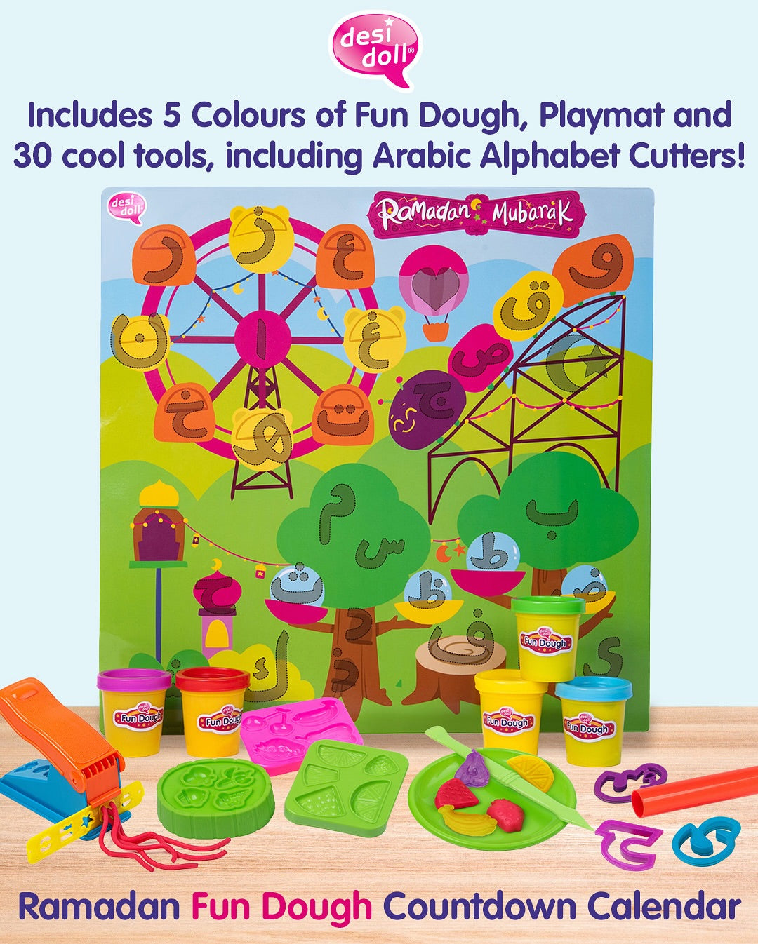 Ramadan Playdough Countdown Calendar