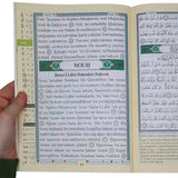 Tajweed Quran 30 Parts Set in Leather case – with English Translation and Transliteration(Large)