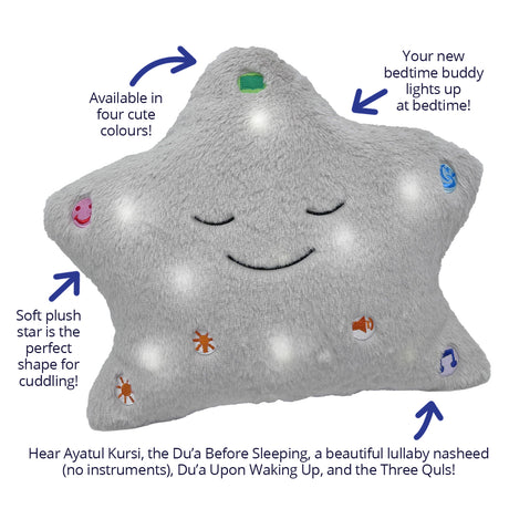 The Original My Dua Pillow Grey