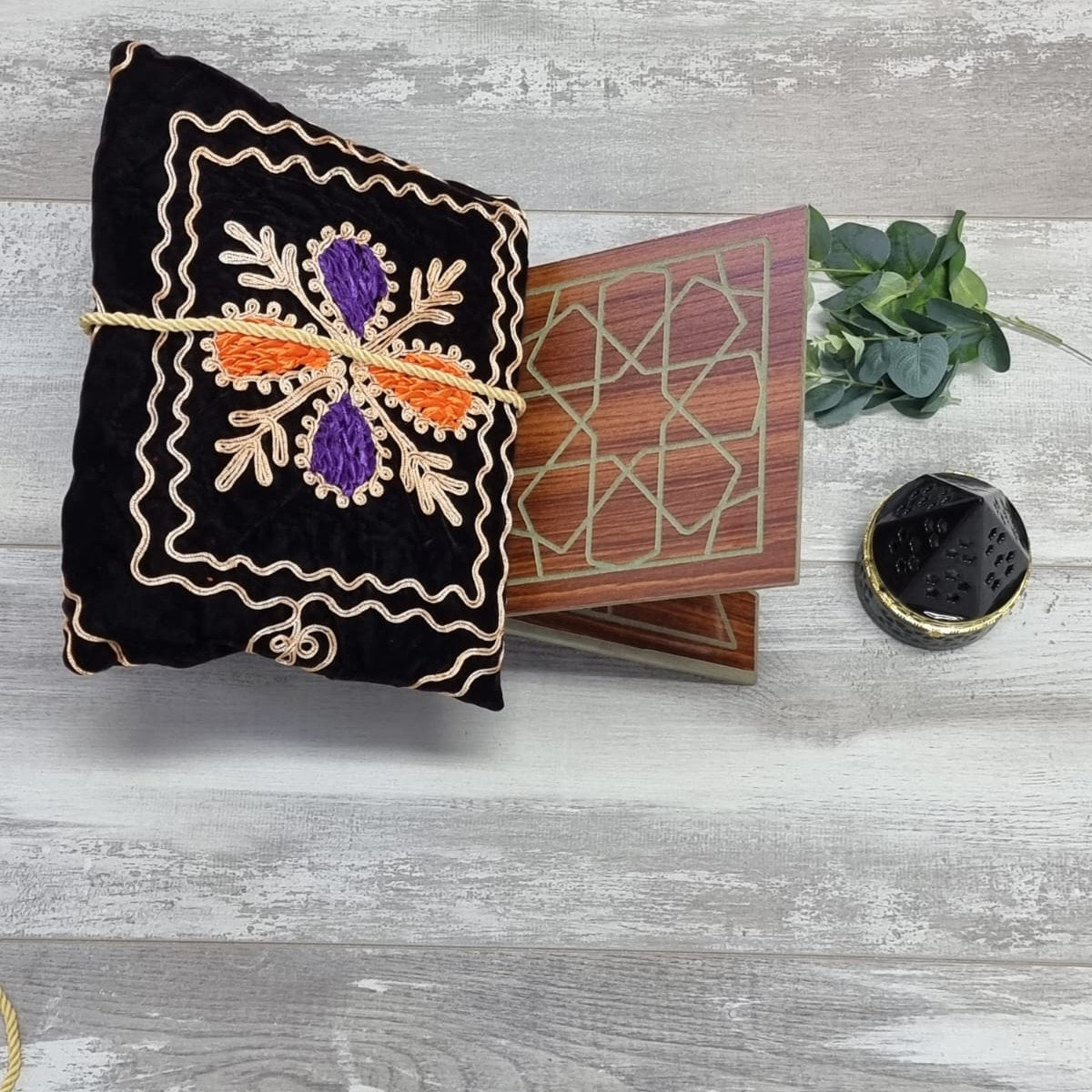 Velvet Quran Cover With Drawstring