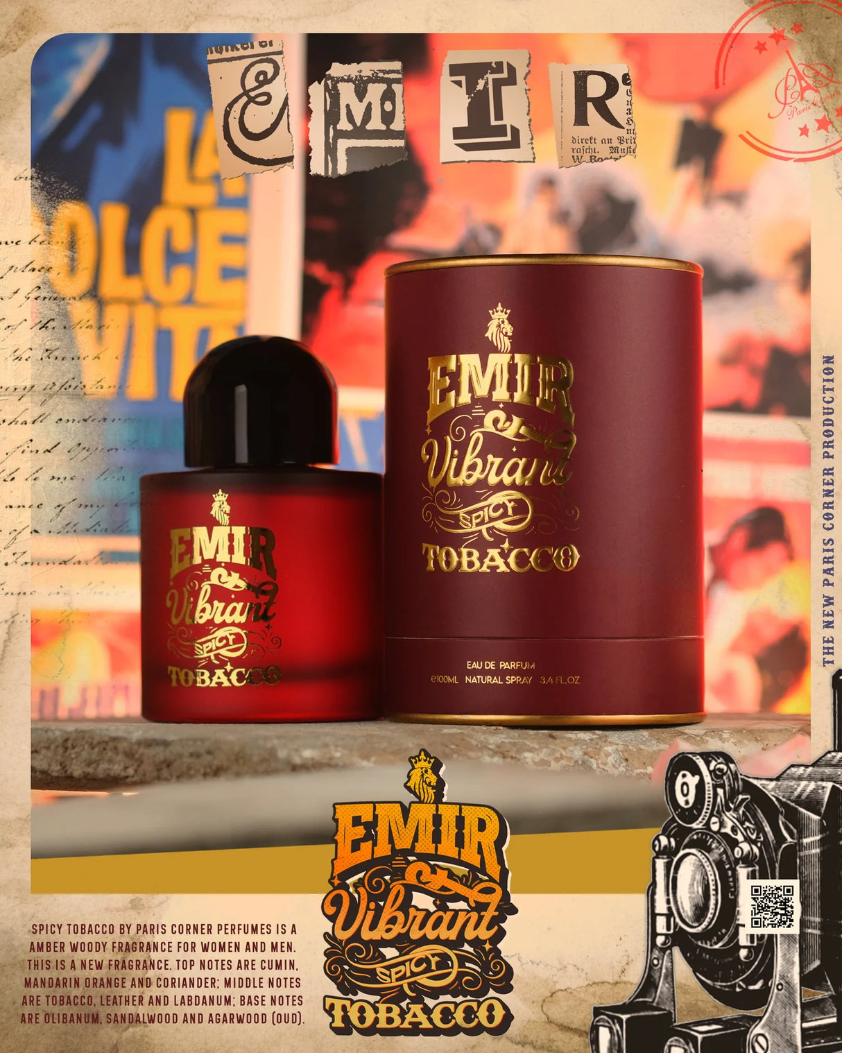 Emir – Vibrant spicy Tobacco – EDP