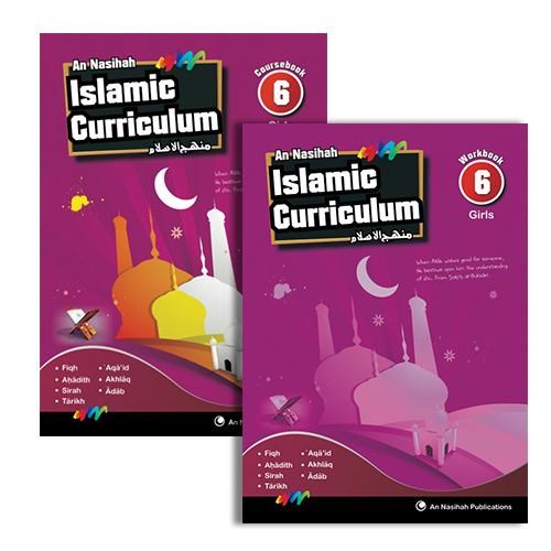 An Nasihah Islamic Curriculum Book 6 Girls (Textbook and Workbook)