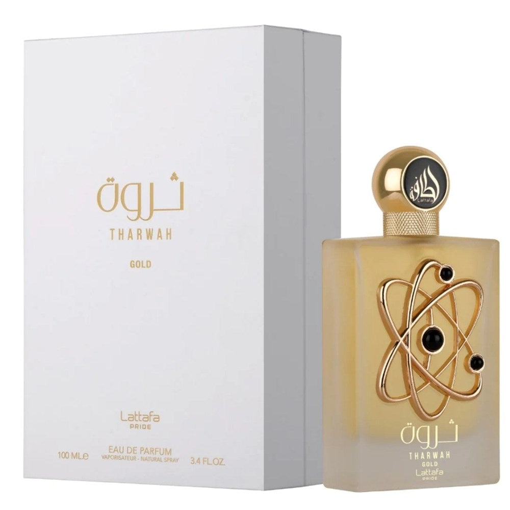 Tharwa Gold 100ml EDP By Lattafa Pride – Darussalam Australia