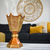 Luxury Burner Incense Bakhoor Resin 17cm - Gold