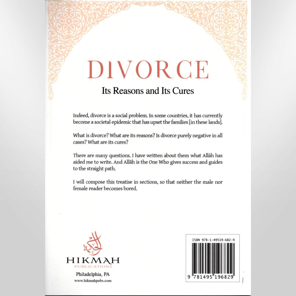 Divorce: Its Reasons And Its Cures