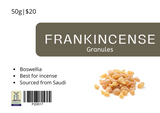 Frankincense Resin Granules Incense 50g