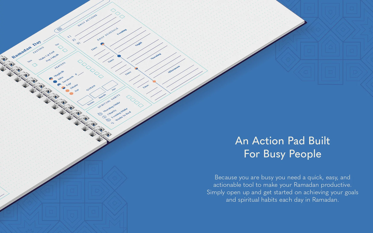 Ramadan Daily Action Pad