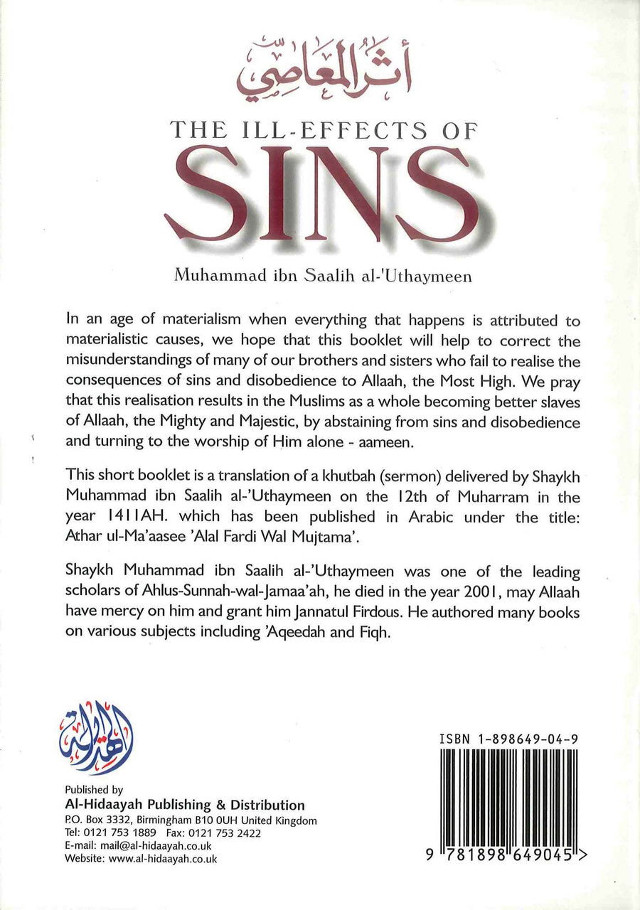 The Ill Effects Of Sins