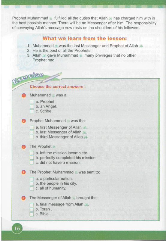 ICO Islamic Studies Student's Textbook Grade 6 Part 1 -1965