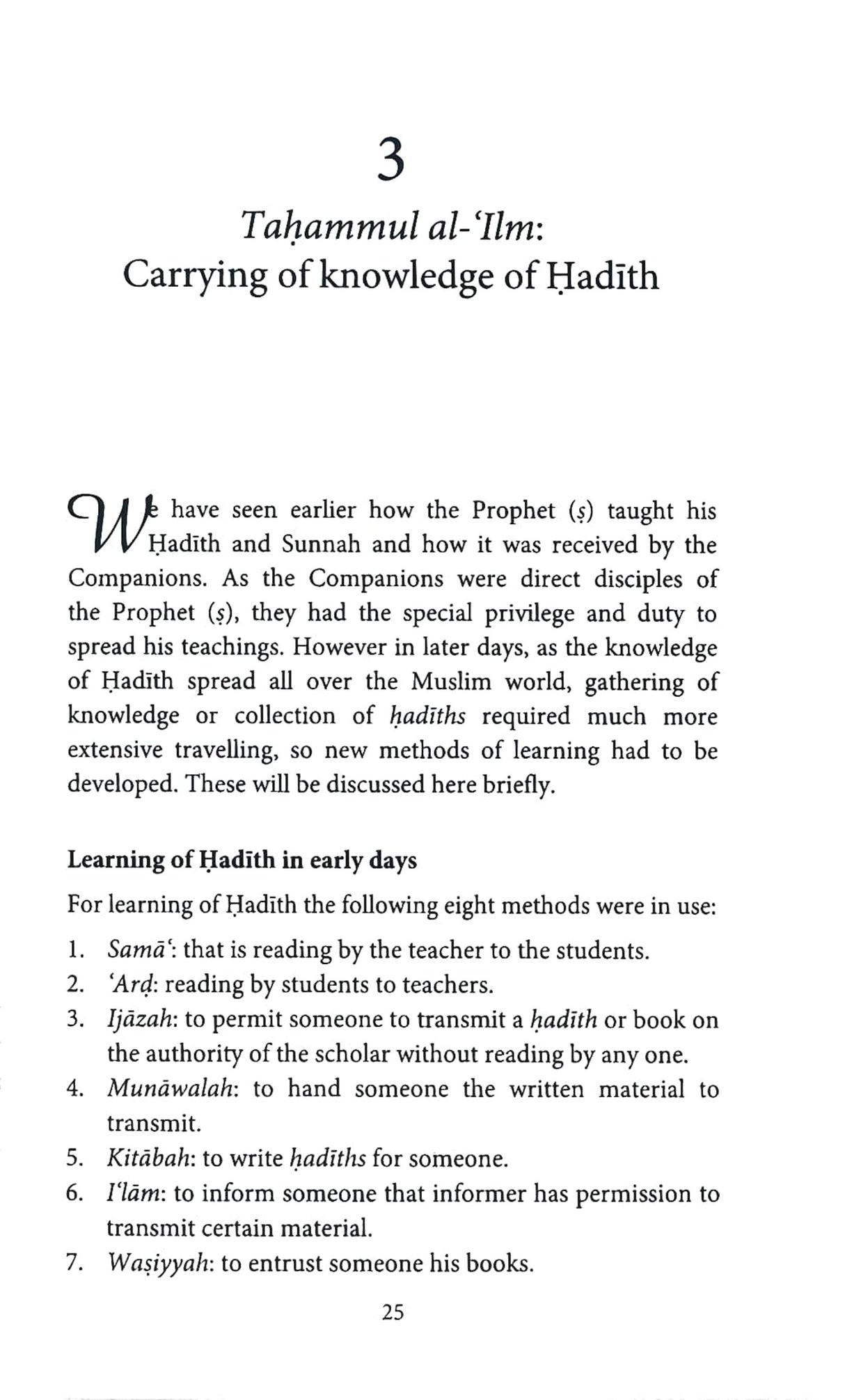 Studies In Hadith Methodology And Literature