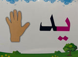 Arabic Letters Flash Cards 27 Cards (24cmX18cm)
