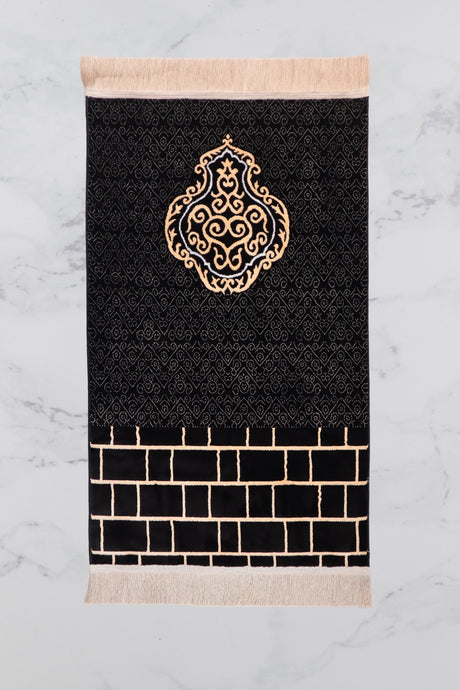 Kiswa Al Kaaba Prayer Mat with bricks