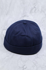 Adjustable Hat Brimless Cap - Navy