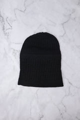 Boys Knit Cap Hat Kufi - BLACK