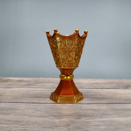 Luxury Burner Incense Bakhoor Resin 17cm - Gold