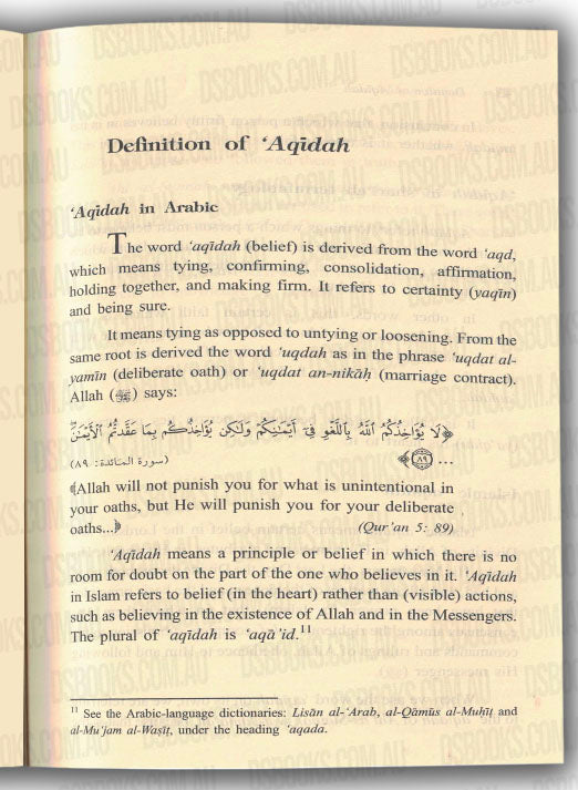 Islamic Beliefs: A Brief Introduction To The ‘Aqeedah Of Ahl As-Sunnah ...