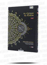 (Maqdis) Al-Quran Al Kareem Word by Word The Noble Quran Colour Coded Tajweed (A4 30.5.5cmx22cm) Black
