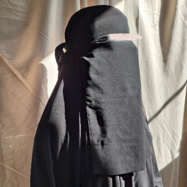 Tie Up Single Layer Full Long Niqab