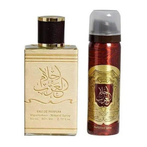 Ahlam al Arab perfume (Oud) 80ML + Deodorant