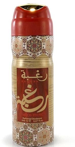 Raghba Wood Intense Deodorant - 200ml