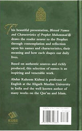 Blessed Names And Characteristics Of Prophet Muhammad