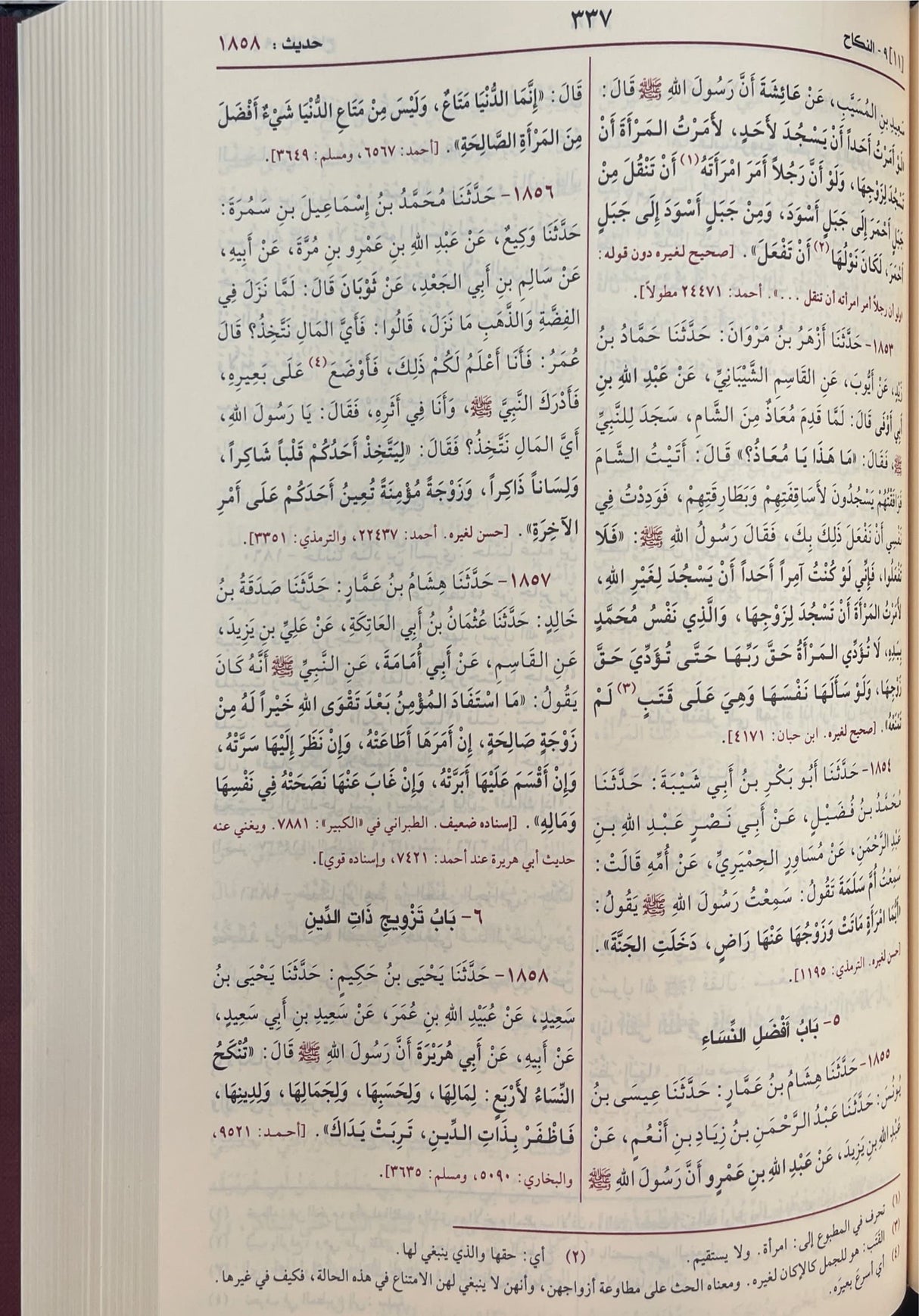 سنن ابن ماجه Sunnan Ibn Majah (Rissalah) (1 Vol.)