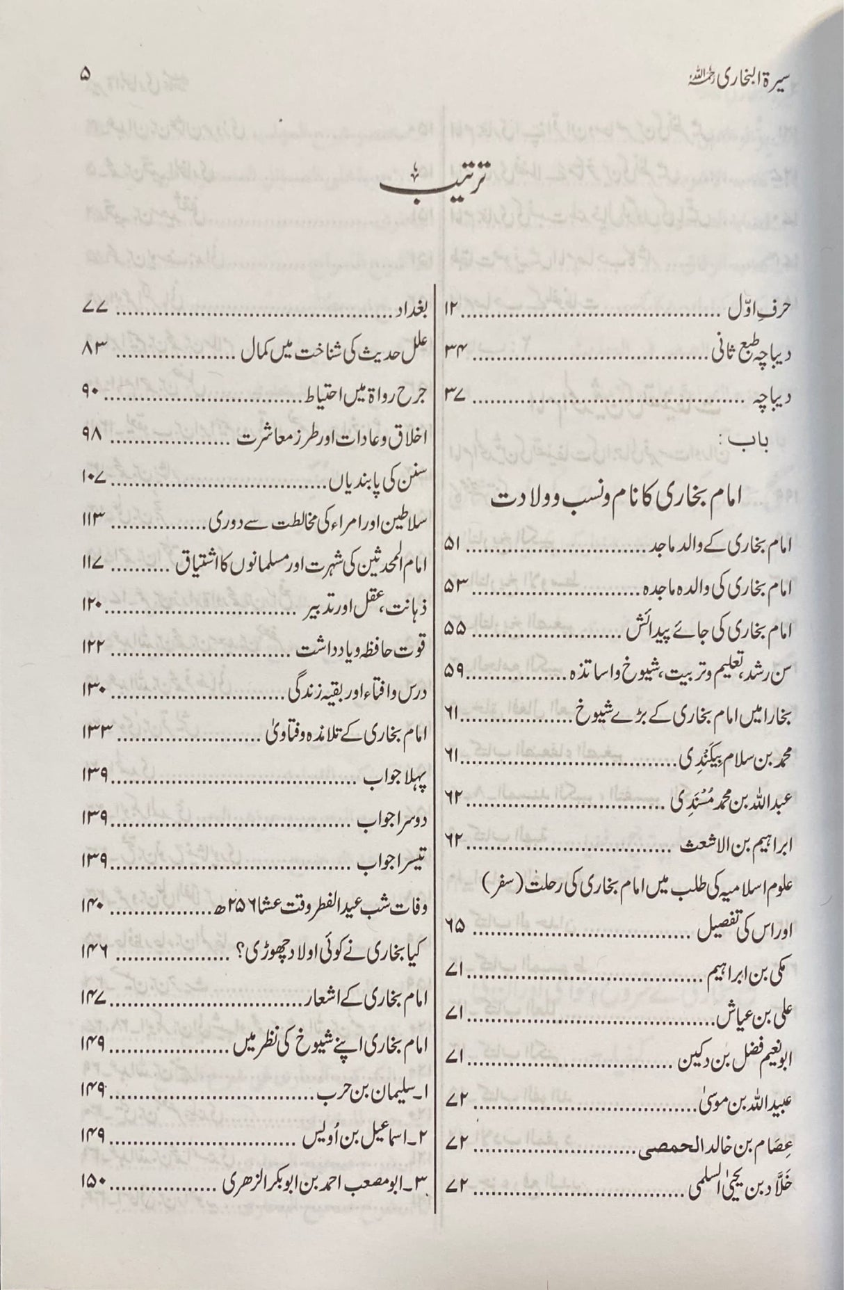 Urdu Siratul Bukhari