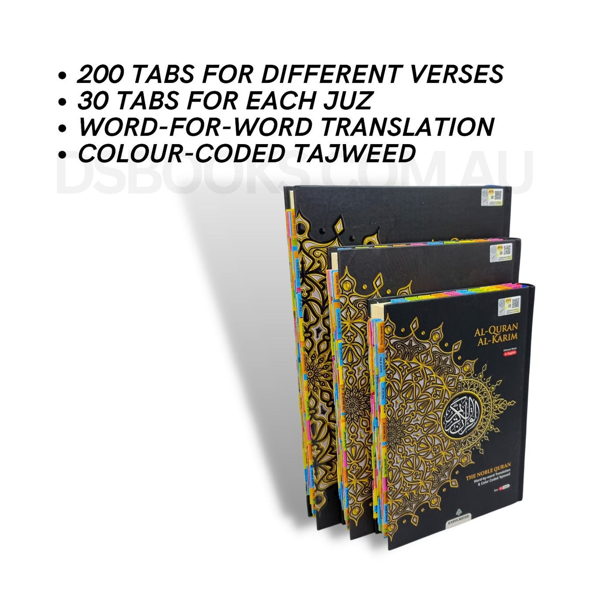 Maqdis with subjects tags - Word for Word Quran - Small