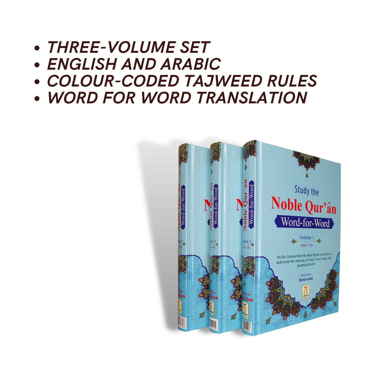 Noble Quran Word for Word (Full Color - 3 Vols)