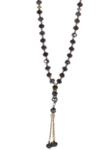 Tasbeeh Deluxe Small Crystal And Gold - Crystal Black
