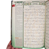 Large Maqdis Quran - Word By Word English Blue