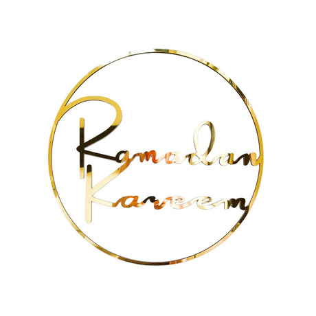 Ramadan Kareem Acrylic Circle