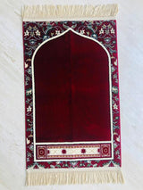 Made In Madinah Ultra Plush Prayer Mat - Red
