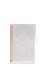 Quran 8.5x12.5cm White, Arabic Text Uthmani Script Cover Design